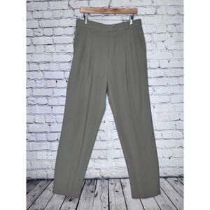 Ingenuity Women's Tan Pleated‎ Classic Trousers Size 14 Style 7103